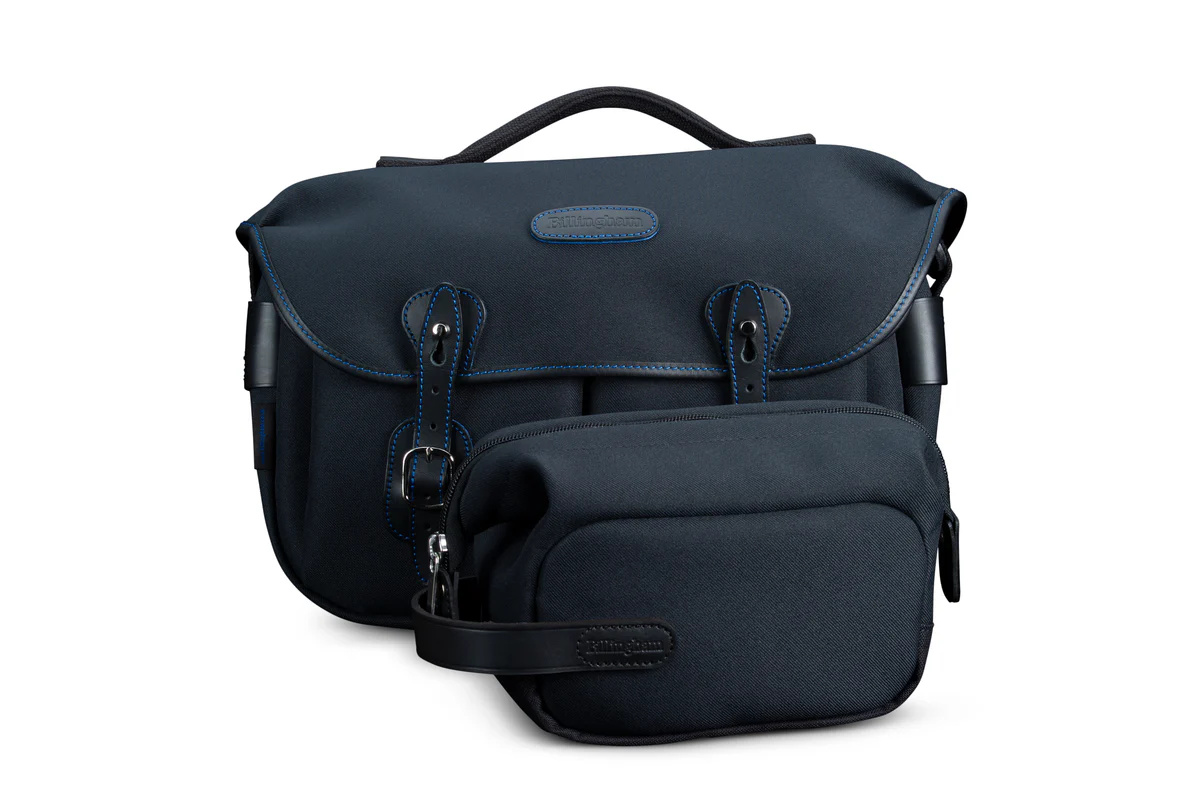 Billingham Capsule 1 Pouch Black Fibrenyte Black Leather