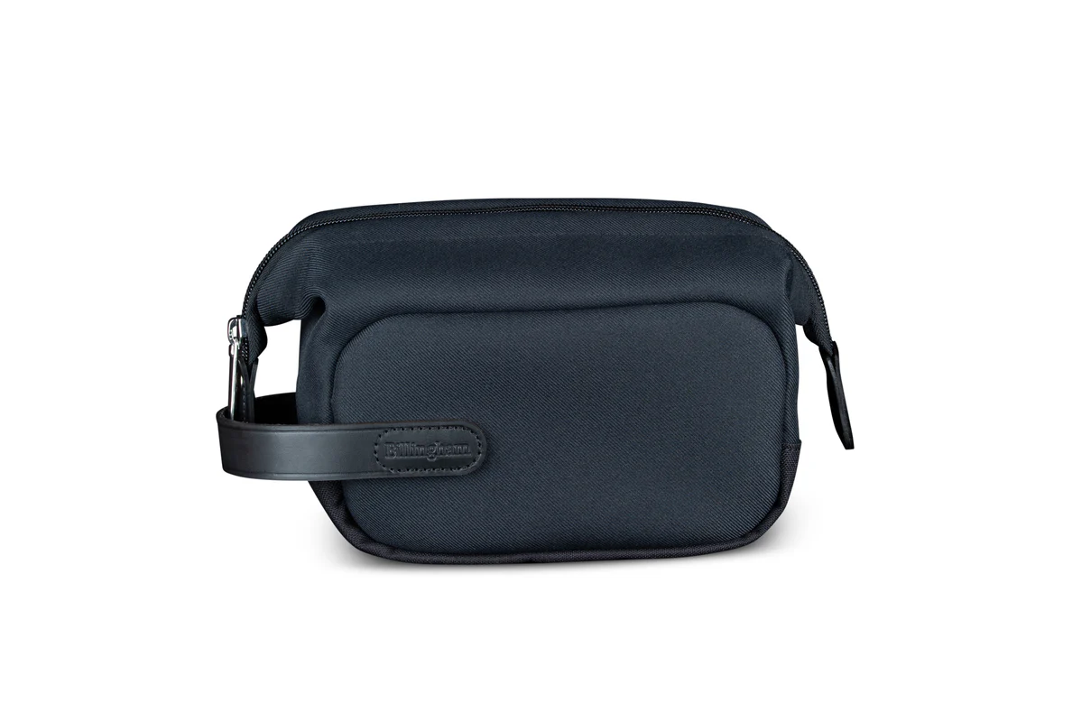 Billingham Capsule 1 Pouch Black Fibrenyte Black Leather