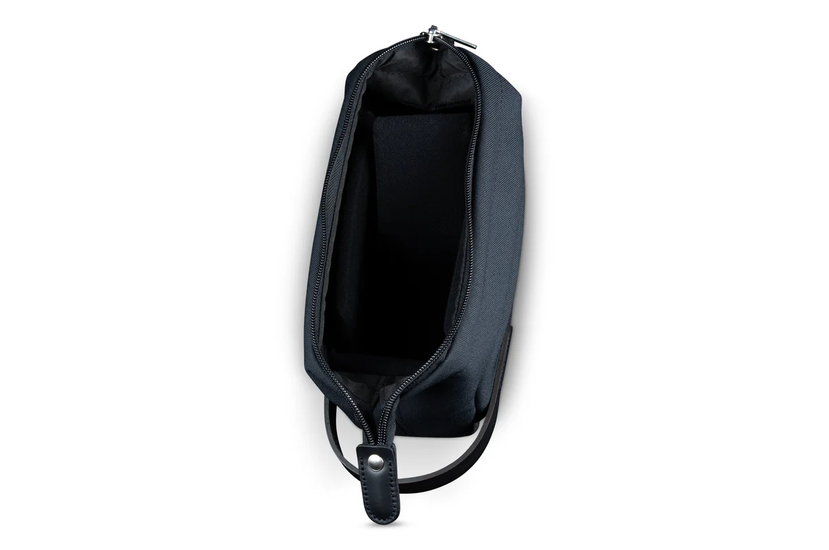 Billingham Capsule 1 Pouch Black Fibrenyte Black Leather