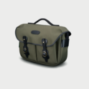 Hadley Pro Camera Bag Green Canvas Black Leather