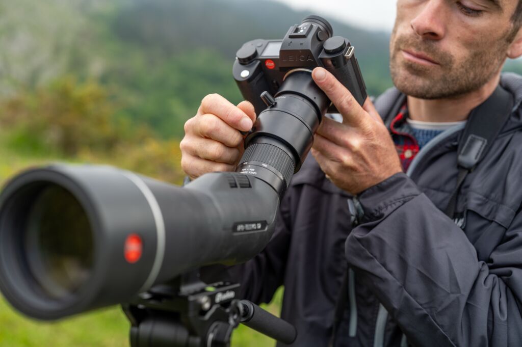 Leica Apo Televid 65 Angle 45 With Zoom Eyepiece 25x 50x Ww Asph
