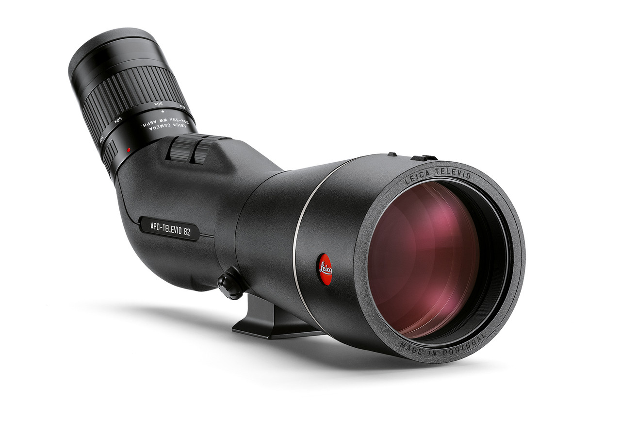Leica Apo Televid 82 Angled 45 With Zoom Eyepiece 25x 50x Ww Asph