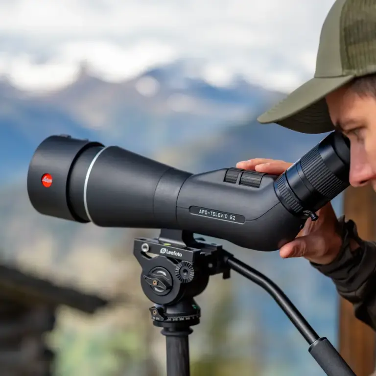 Leica Apo Televid 82 Angled 45 With Zoom Eyepiece 25x 50x Ww Asph